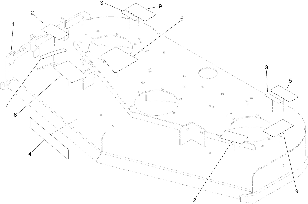 Deck Decal Assembly No. 120-6401
