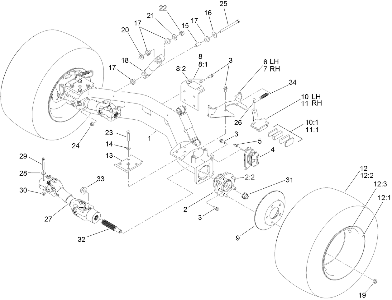 Rear Axle Assembly