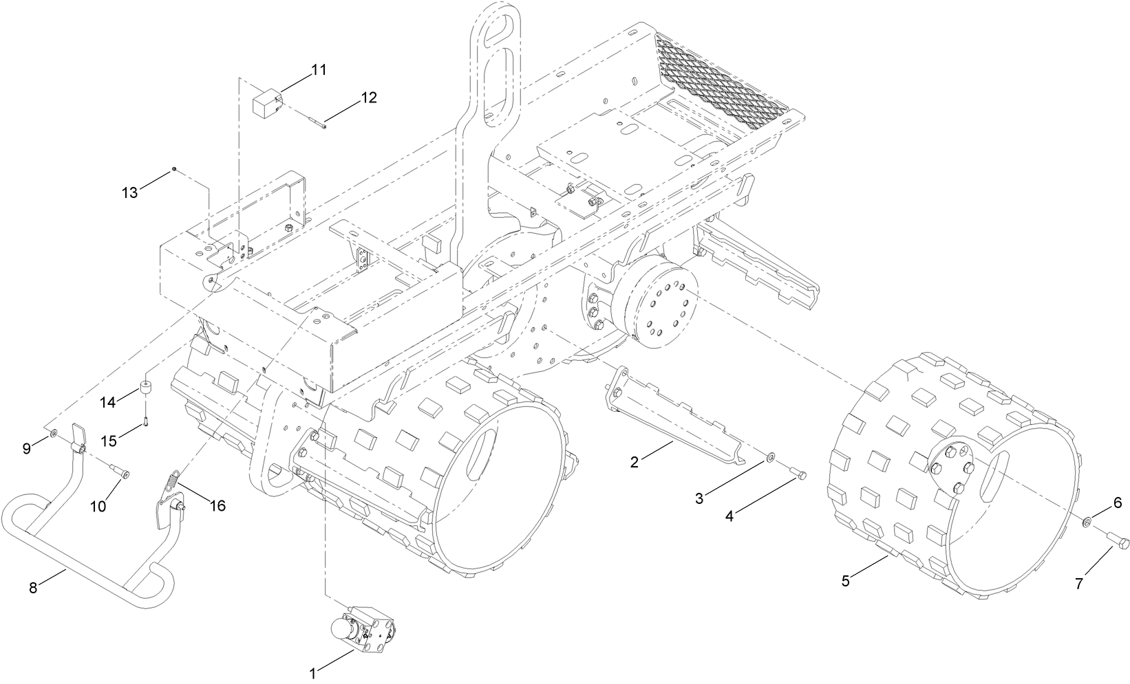 Drum and Scraper Assembly