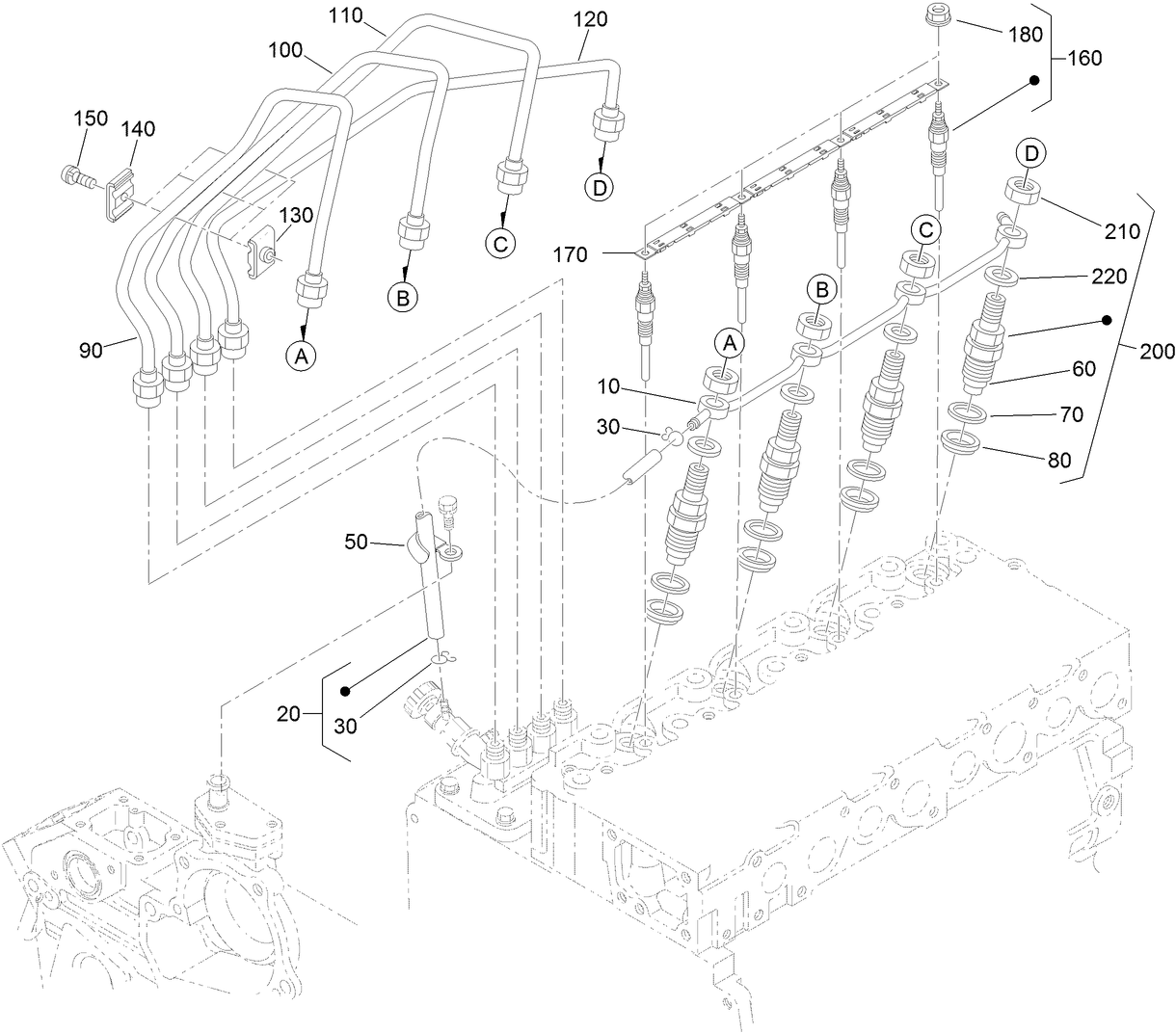 Nozzle Holder and Glow Plug Assembly
