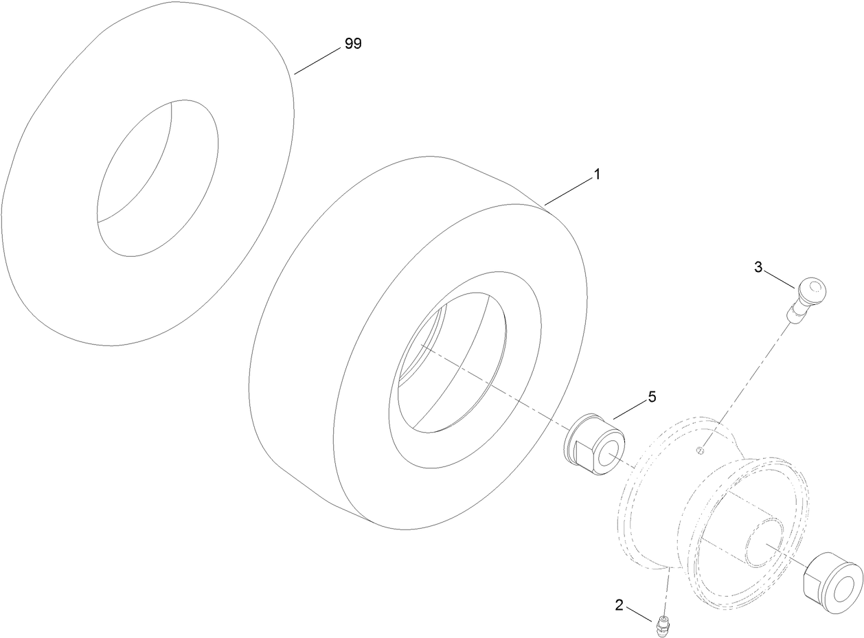 Caster Wheel Assembly No. 110-6785