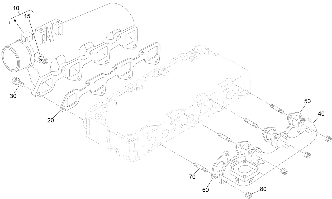 Intake and Exhaust Manifold Assembly