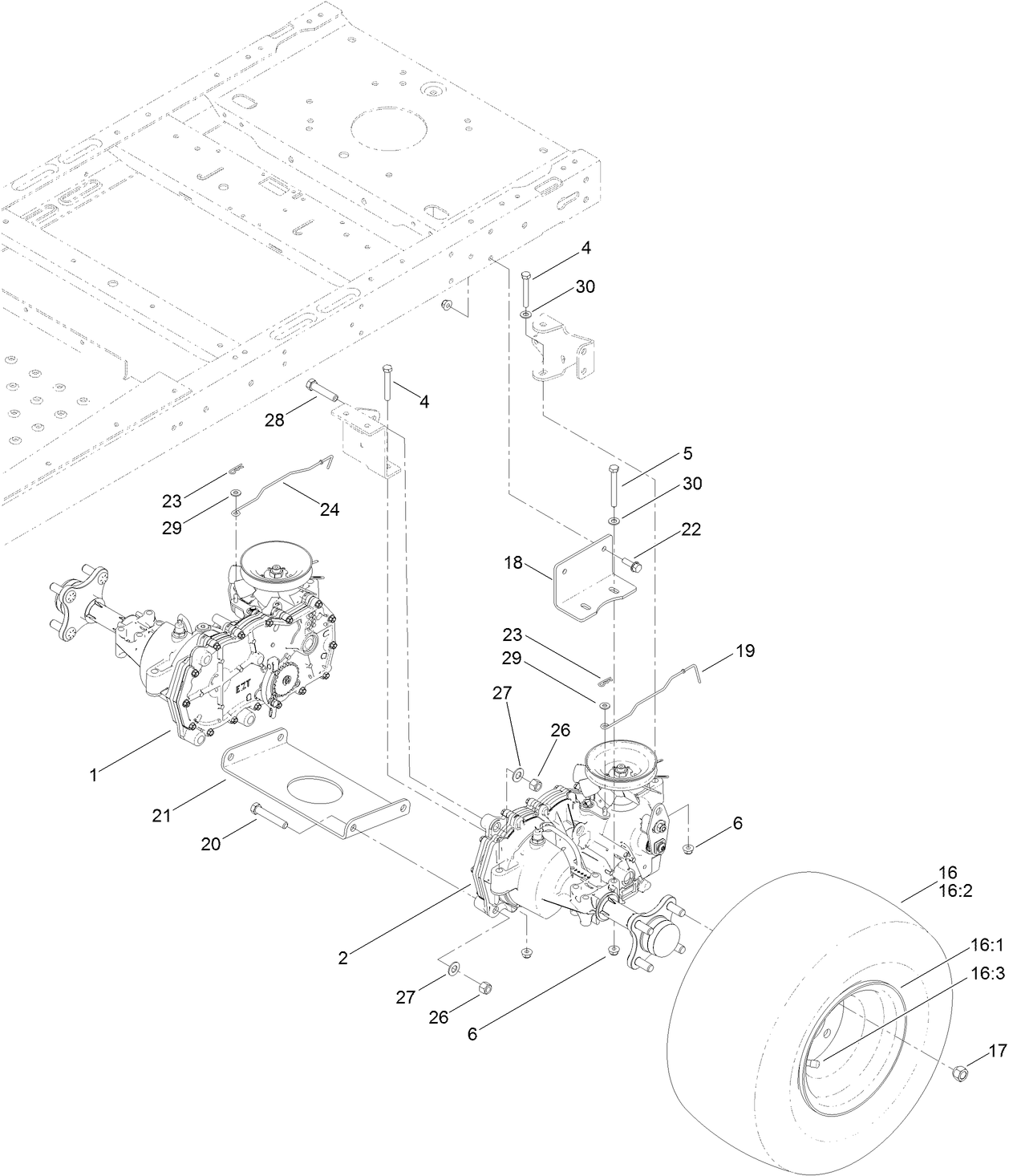 Hydro Transaxle Assembly