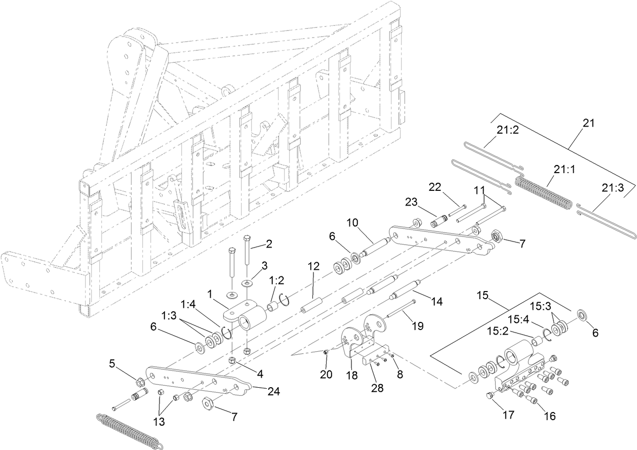 Lower Arm and Hinge Assembly