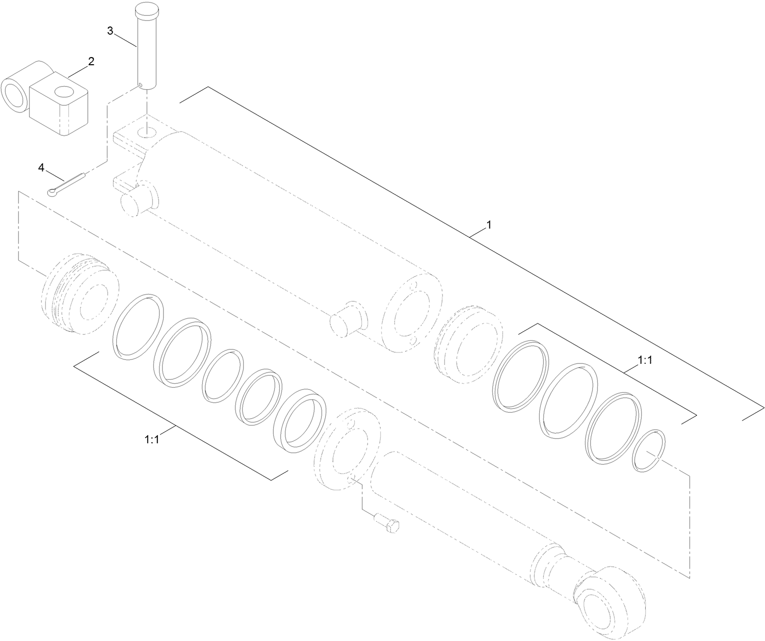 Hydraulic Cylinder Assembly SG715010