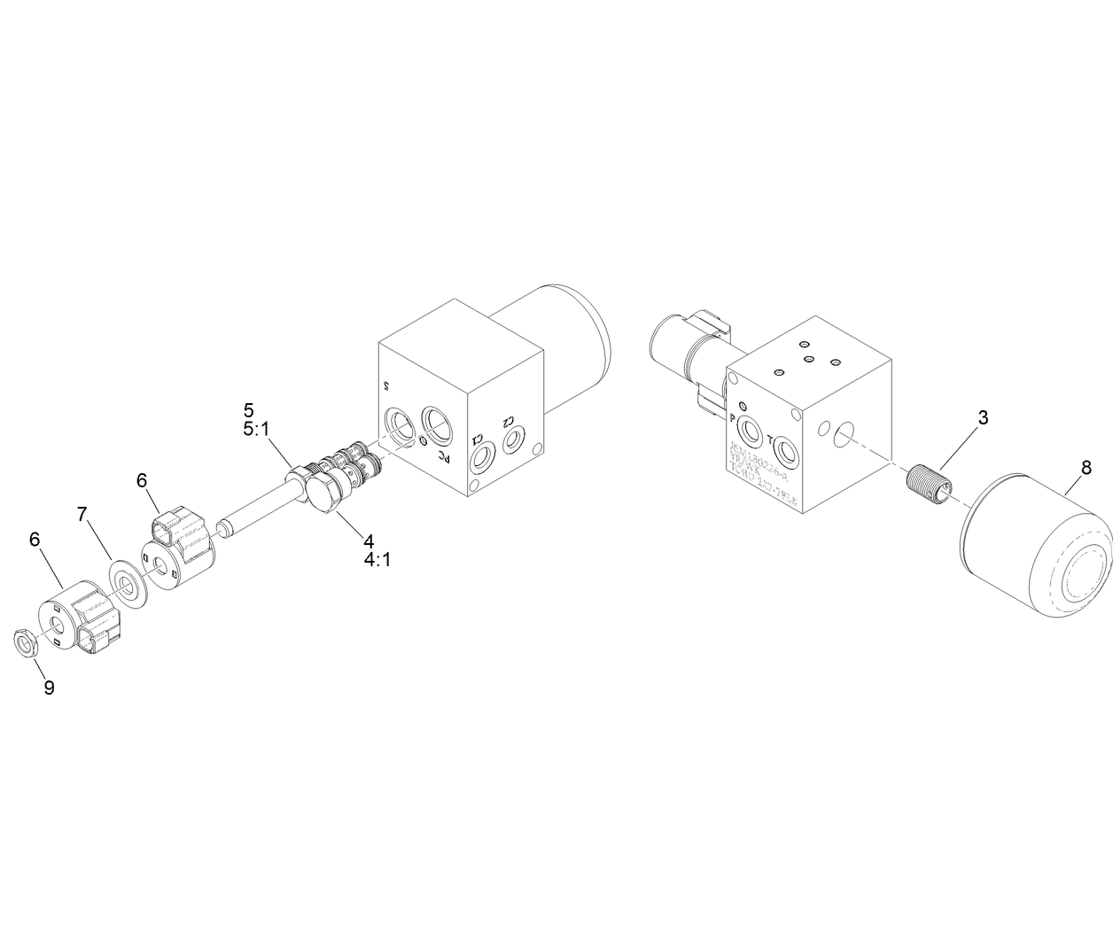 Hydraulic Manifold Assembly No. 127-7858