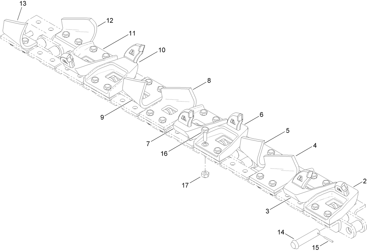 6in x 36in Combo Chain Assembly Models 25470 and 25470E