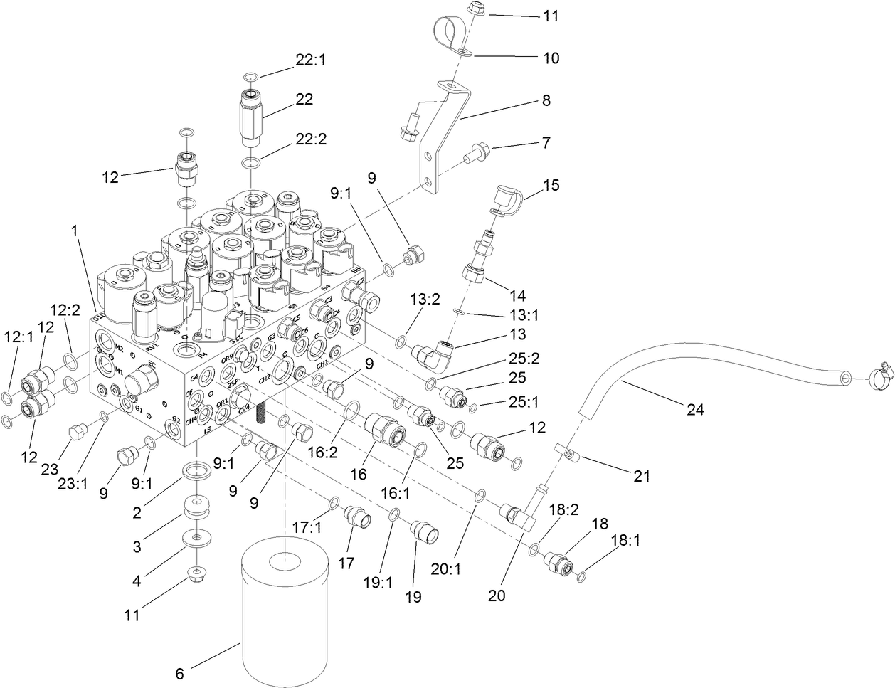 Combination Manifold Assembly