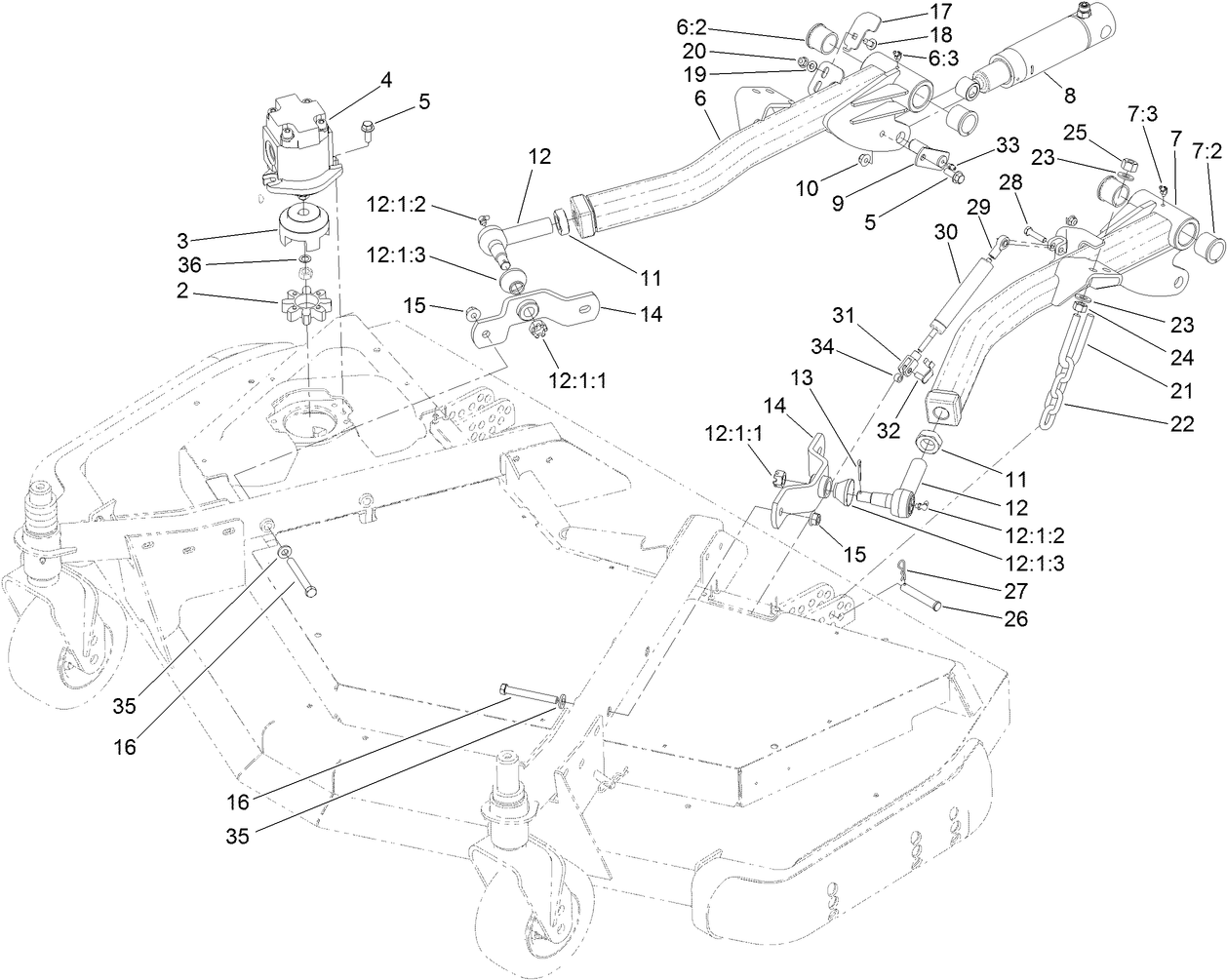 Front Deck Installation Assembly