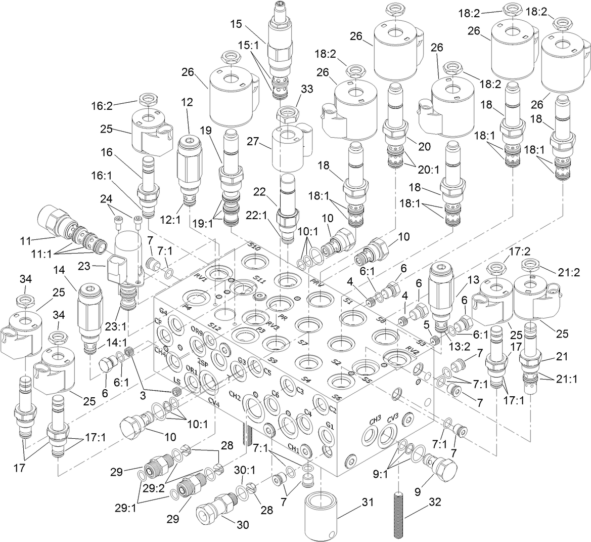 Combination Manifold Assembly No. 127-3650