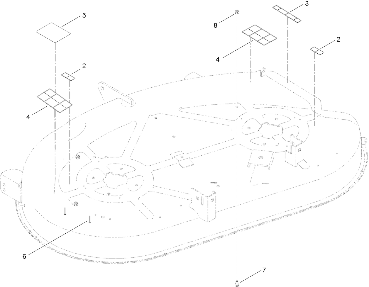 42 Inch Deck Assembly No. 119-8840