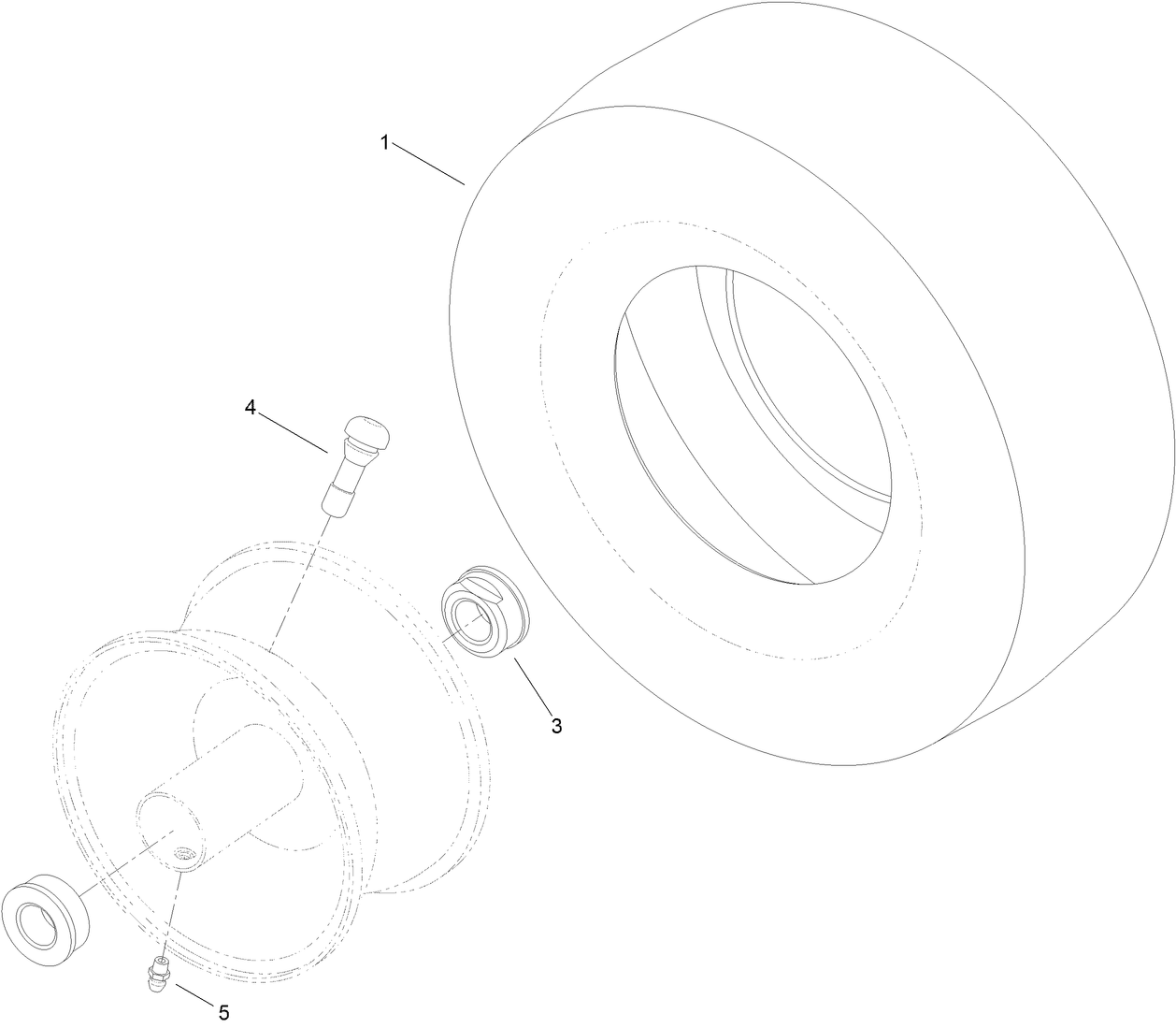 13 Inch Wheel and Tire Assembly No. 119-3473