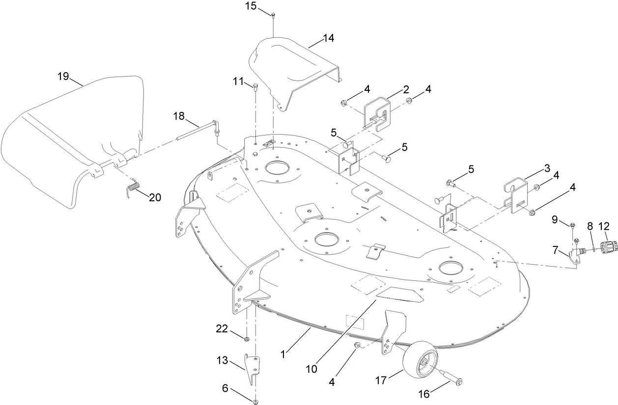 50 Inch Deck Assembly