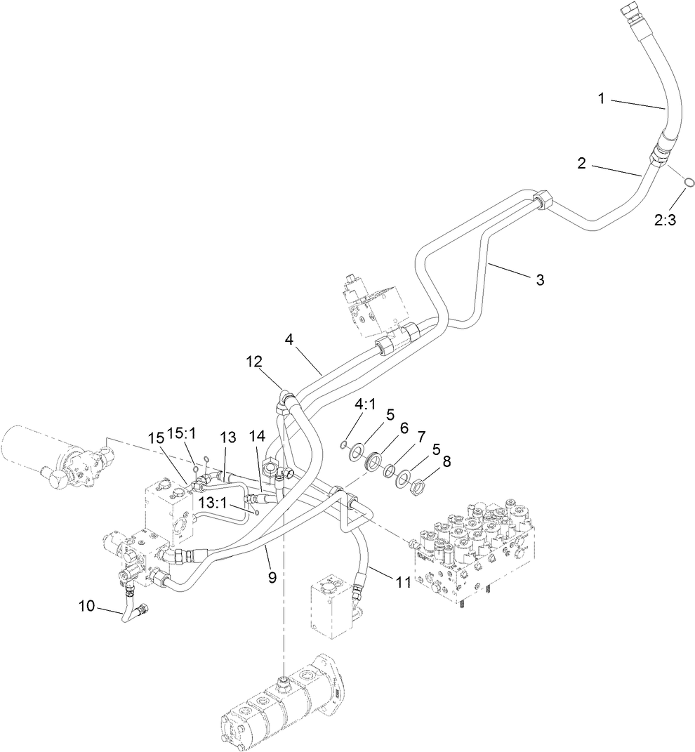 Oil Cooler Hydraulic Assembly