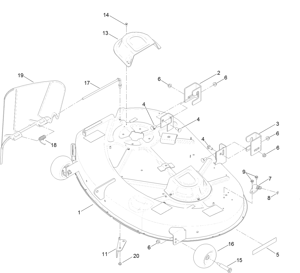 42 Inch Deck Assembly
