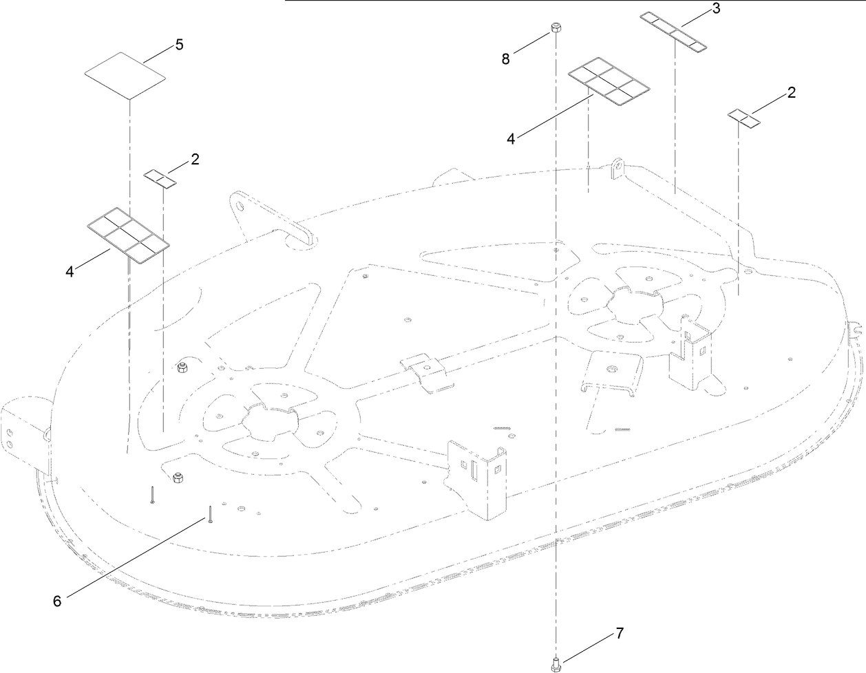 42 Inch Deck Assembly No. 119-8840