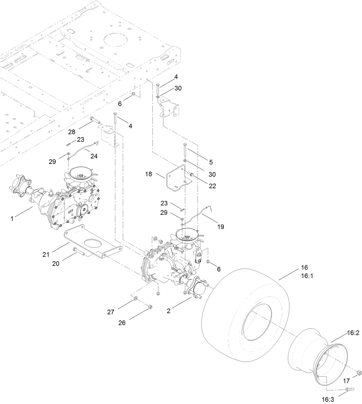 Hydro Transaxle Assembly