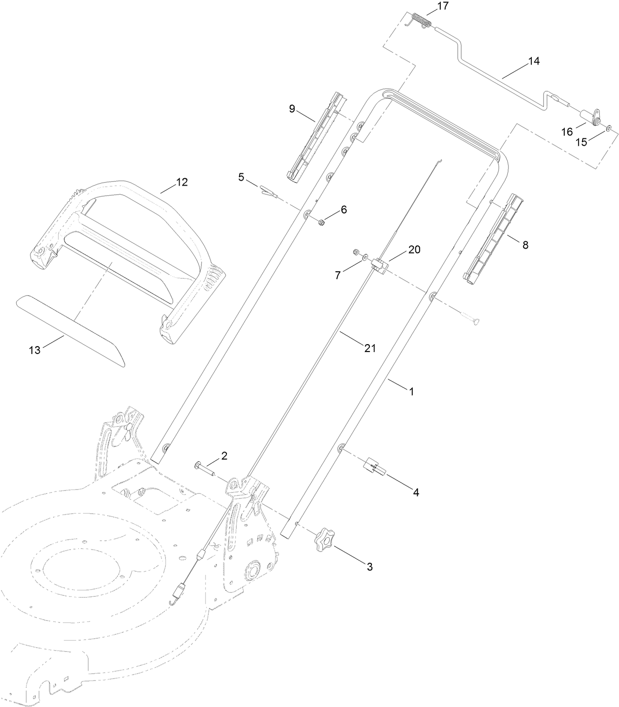 Upper Handle Assembly