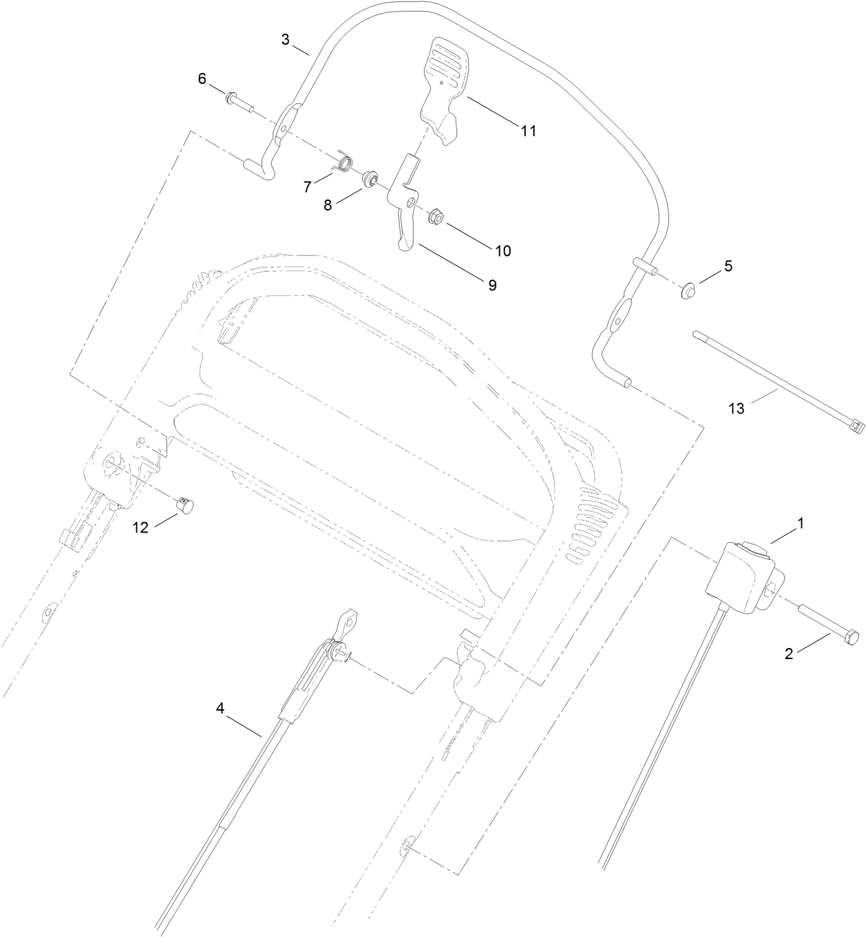Upper Handle Component Assembly