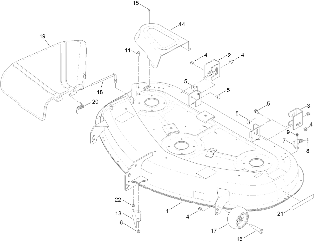 50 Inch Deck Assembly