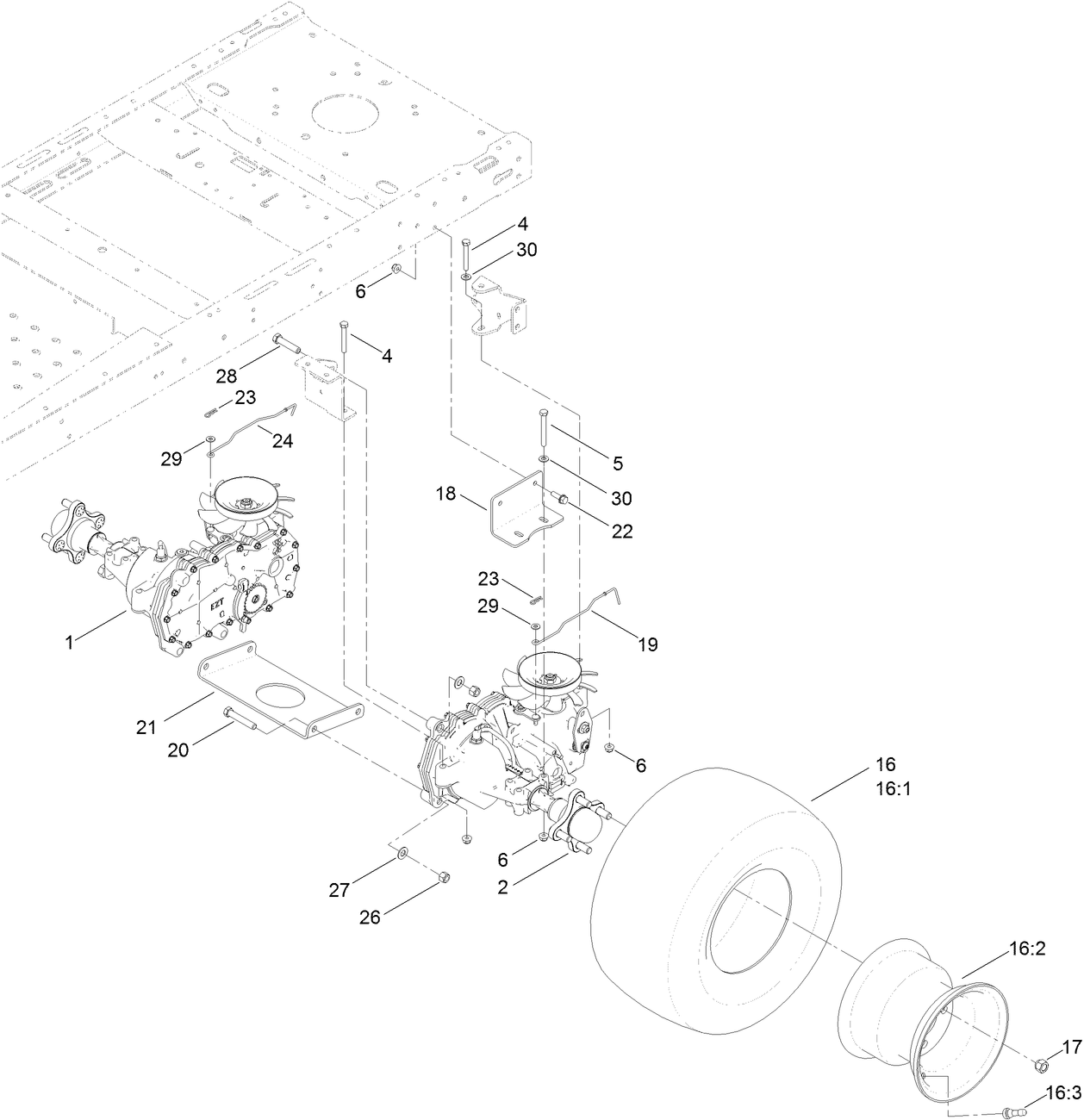 Hydro Transaxle Assembly