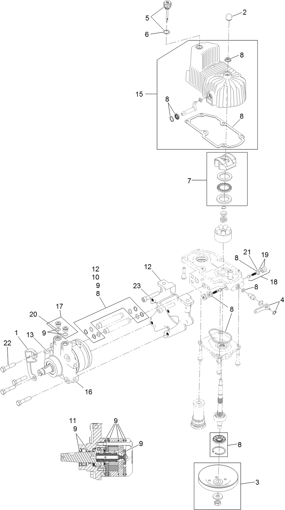 LH Hydro Assembly No. 116-6417