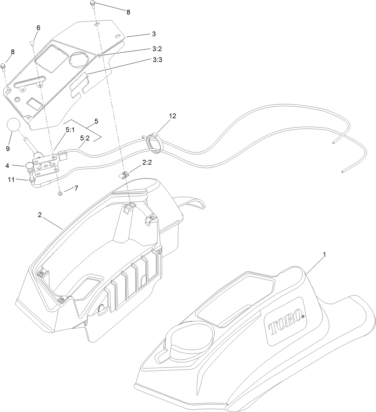 Fender, Console and Control Assembly