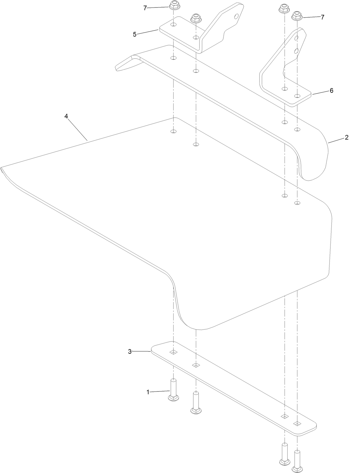 Rubber Deflector Assembly No. 108-2792