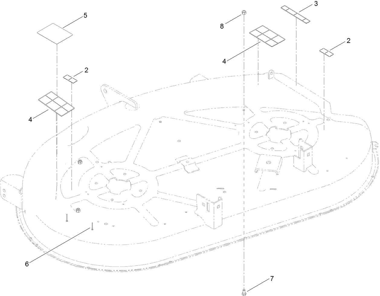 42 Inch Deck Assembly No. 119-8840