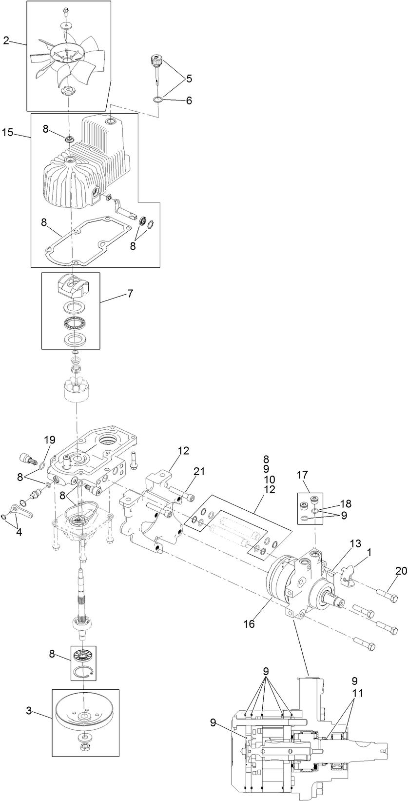 LH Hydro Assembly No. 116-6413