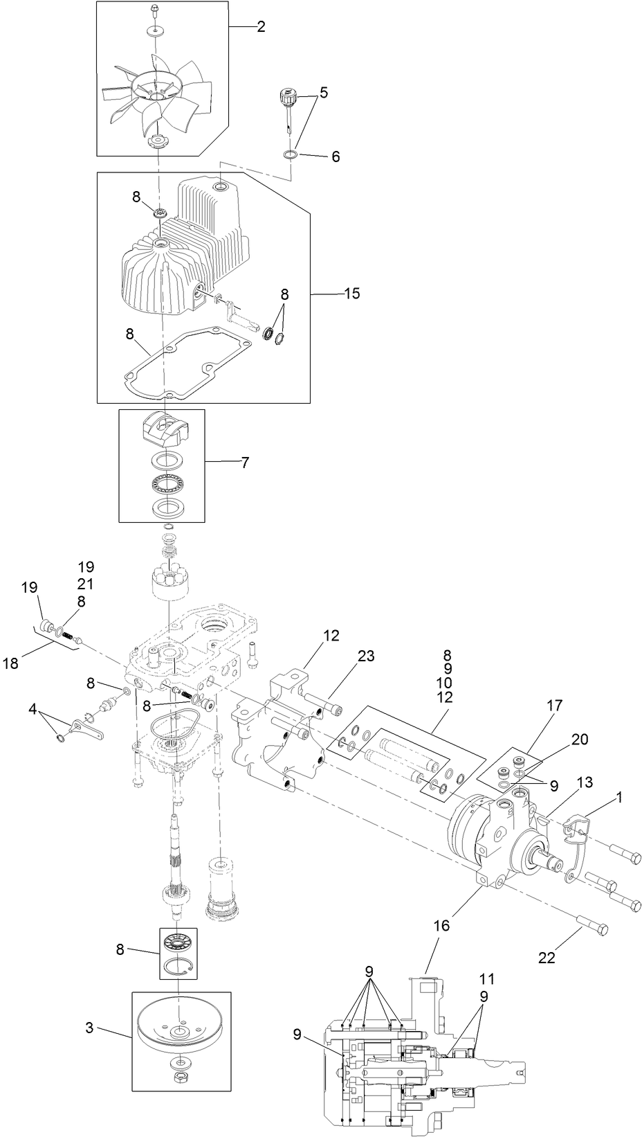 RH Hydro Assembly No. 116-6412