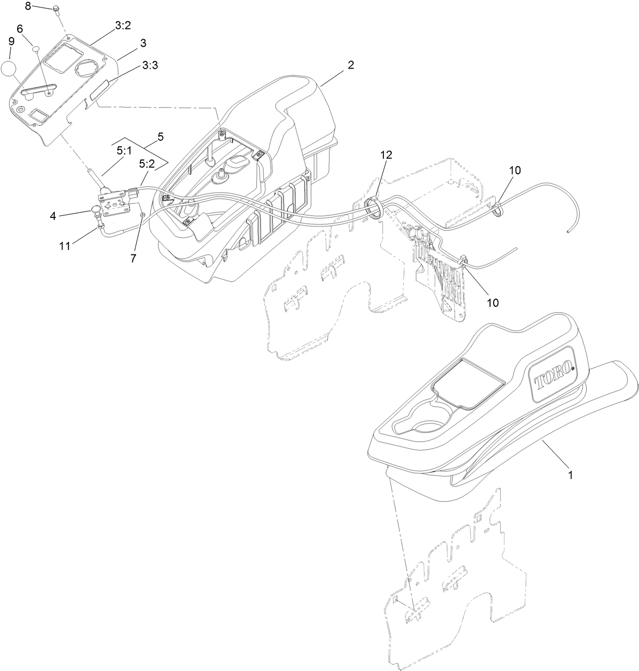 Console and Control Panel Assembly