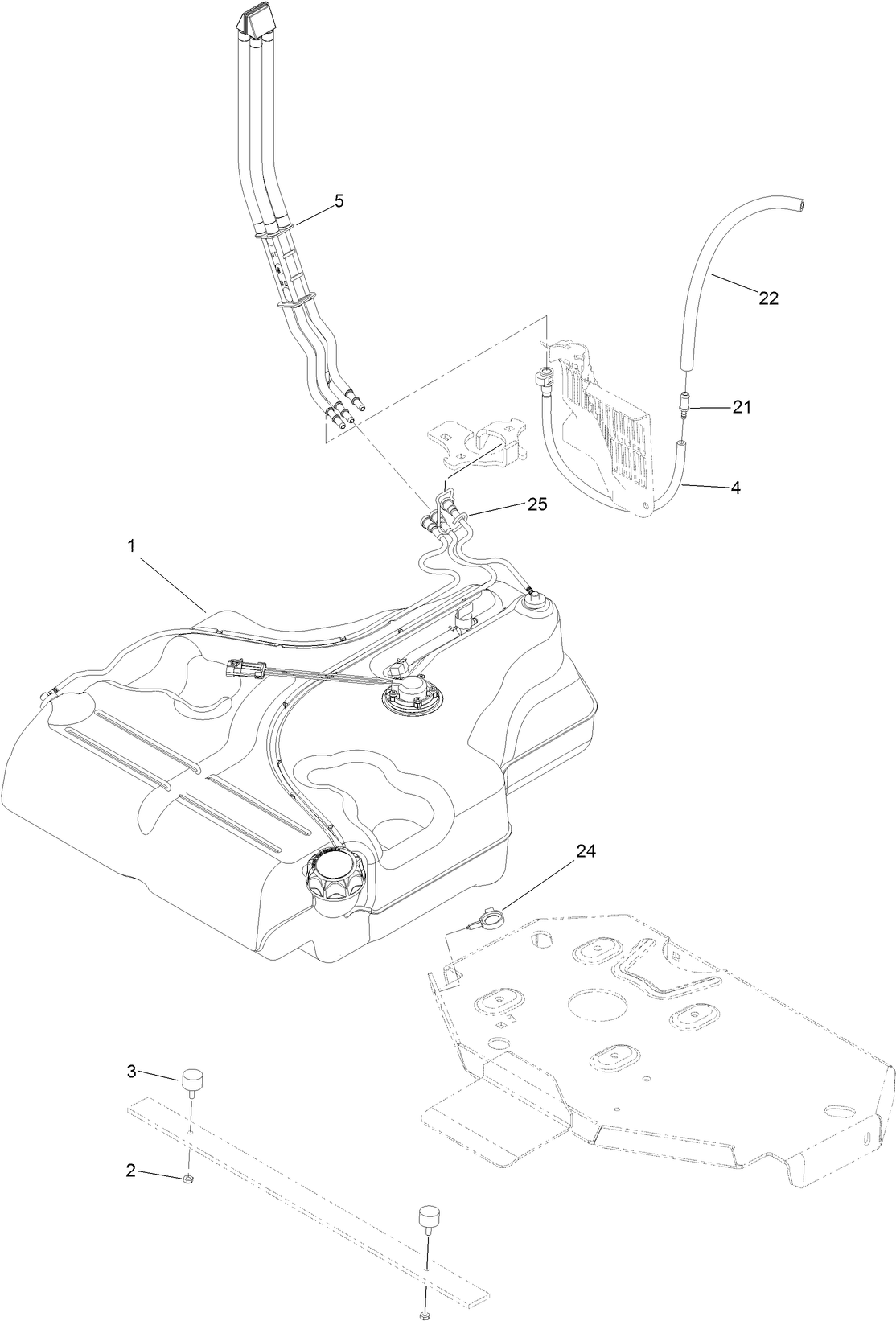 Fuel Tank Mounting Assembly