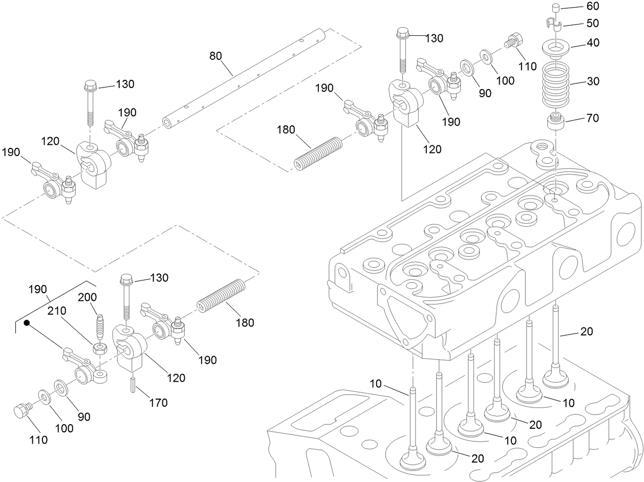 Valve and Rocker Arm Assembly