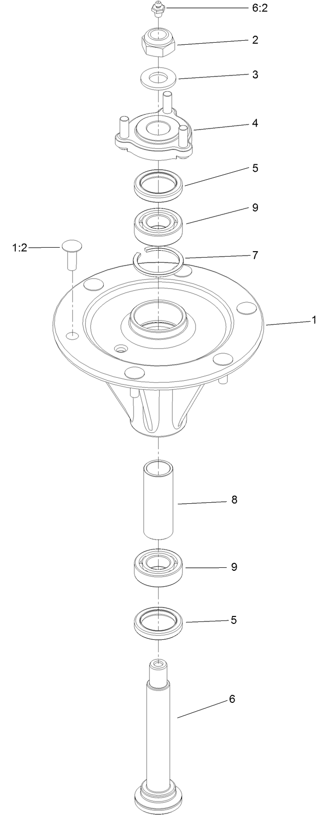 Spindle Assembly No. 125-9324
