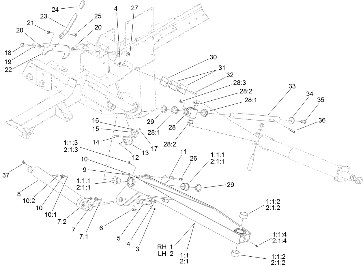 Wing Lift Arm Assembly