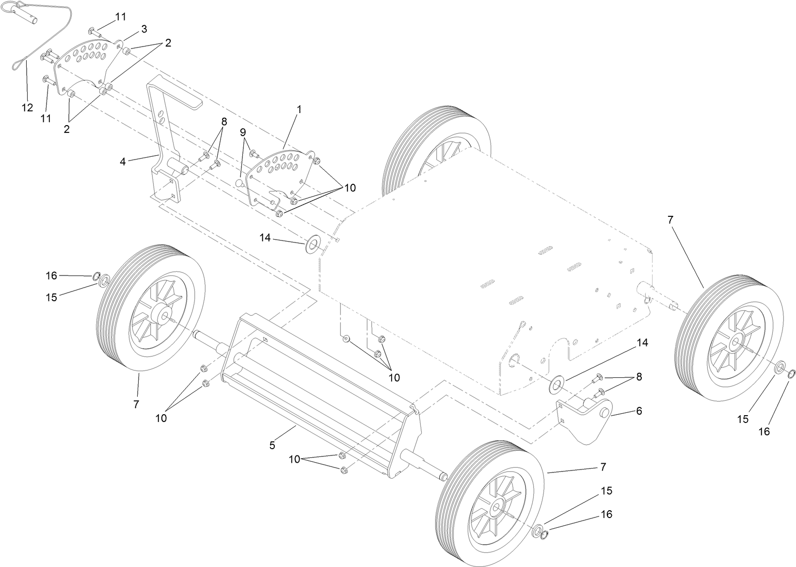 Transport-Wheel Assembly