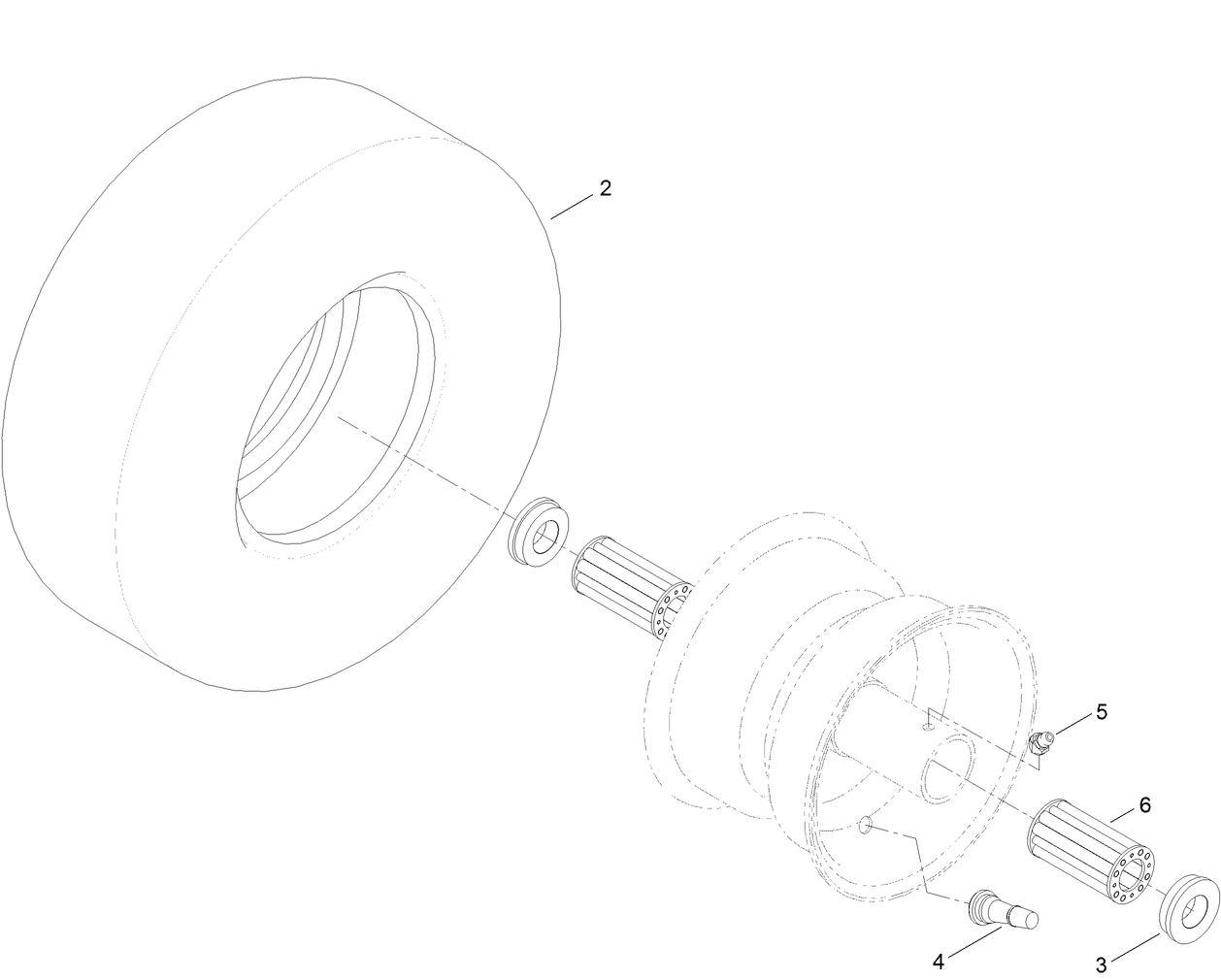 Wheel and Tire Assembly No. 125-5580