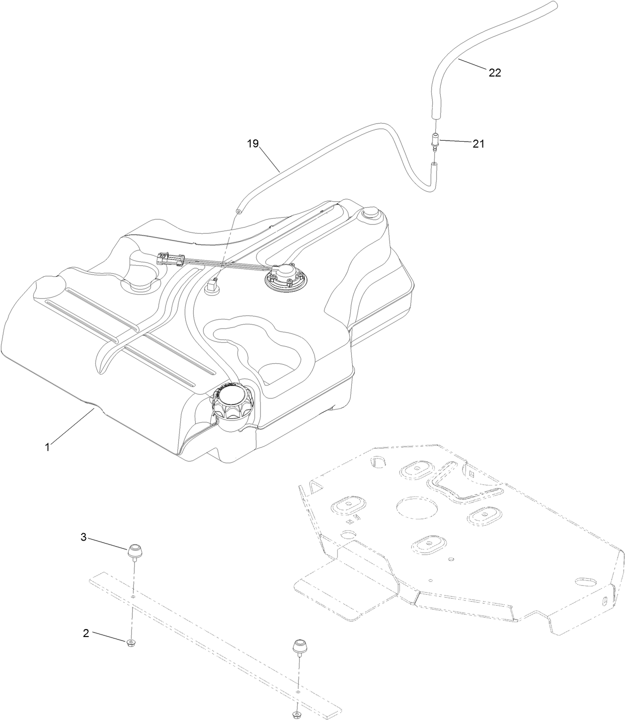 Fuel Tank Mounting Assembly