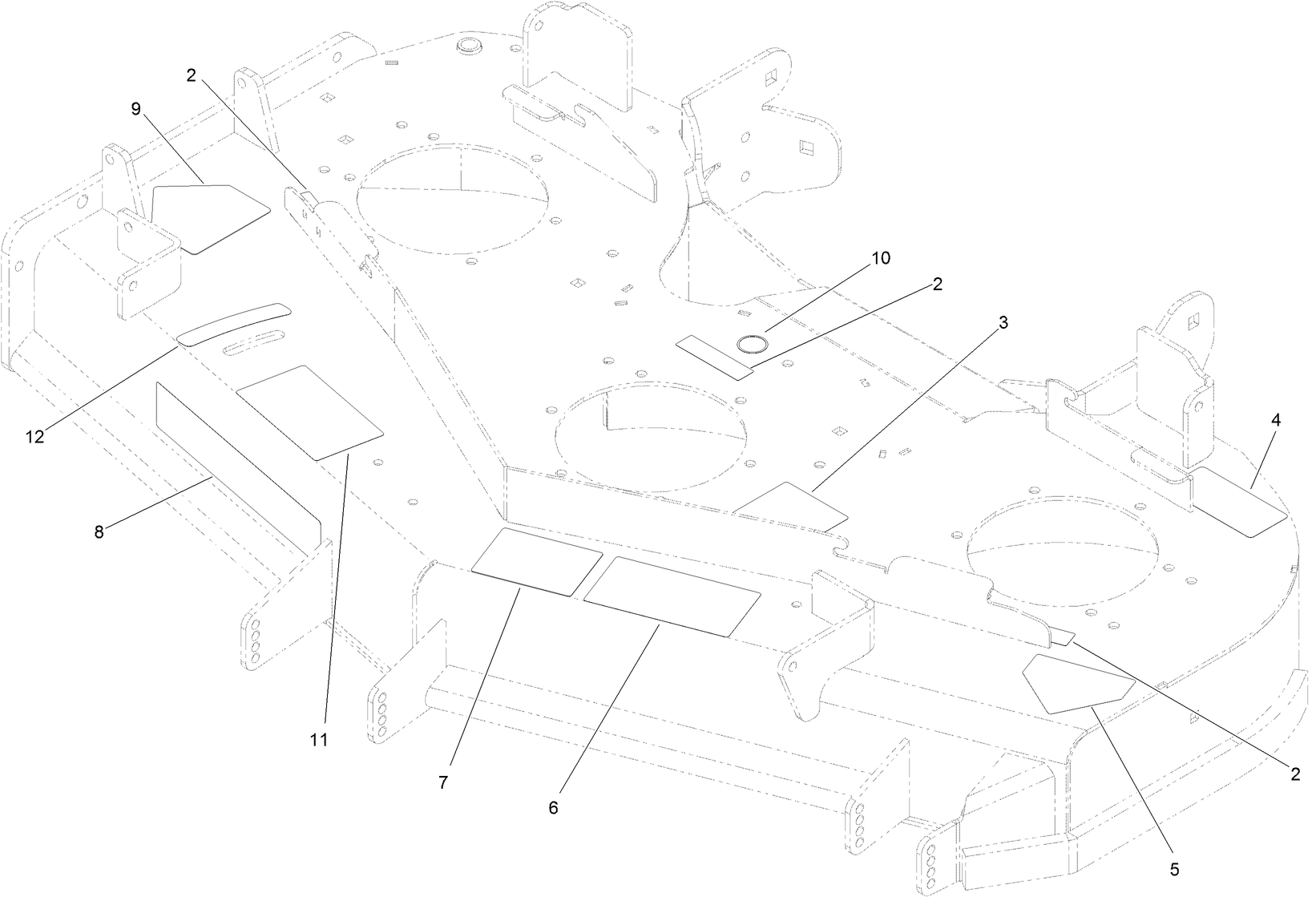 Deck Decal Assembly No. 114-5805
