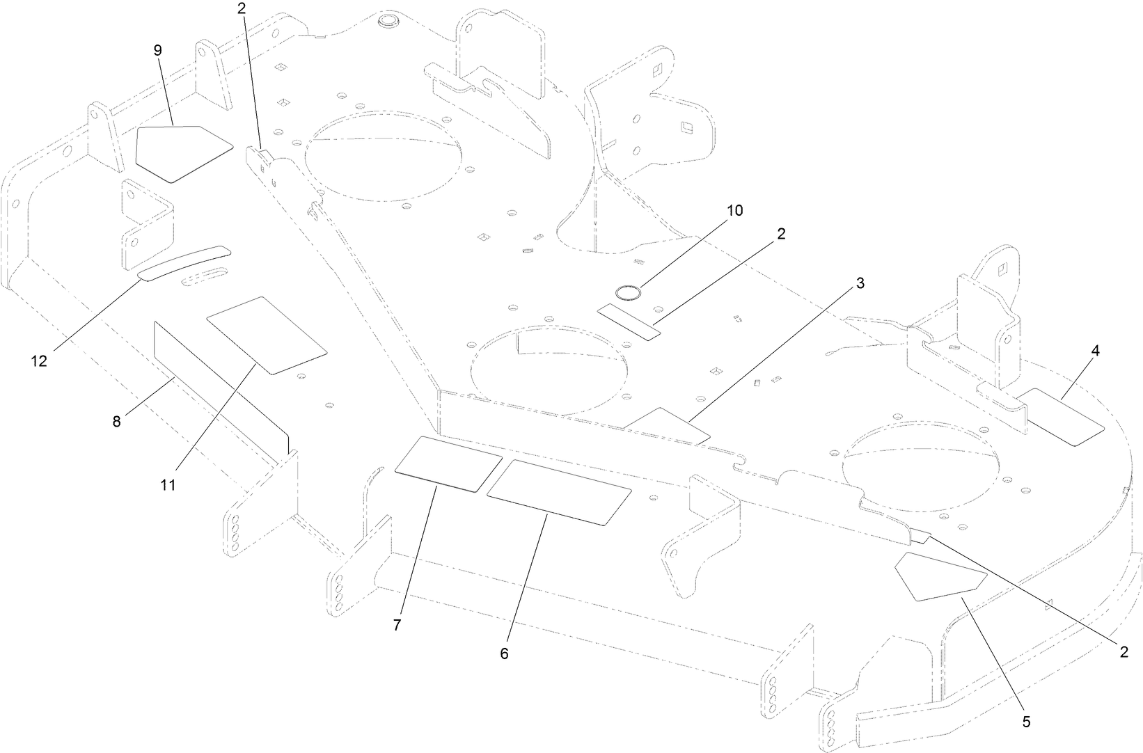 Deck Decal Assembly No. 114-5810