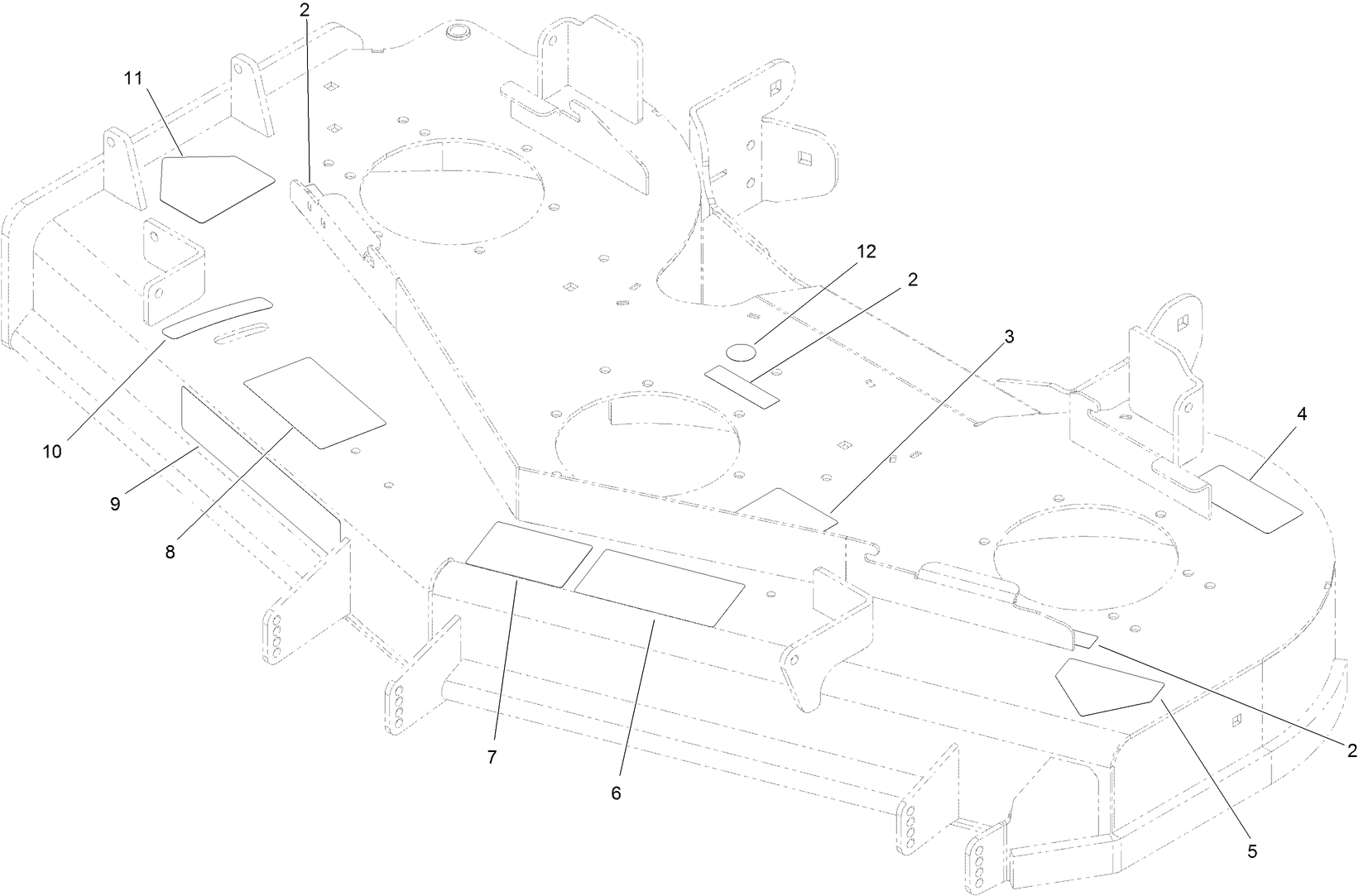 Deck Decal Assembly No. 112-4190