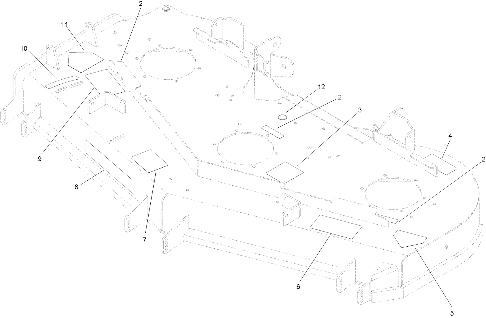Deck Decal Assembly No. 112-4180