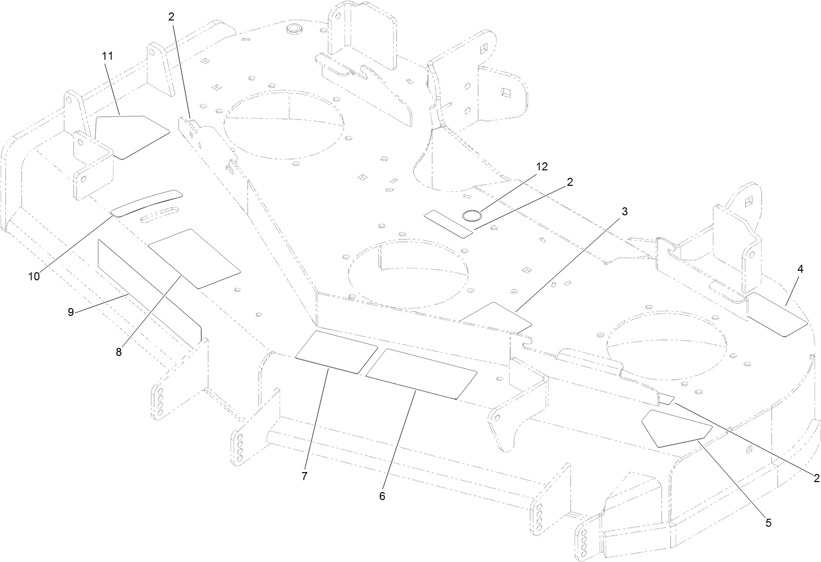 Deck Decal Assembly No. 112-4185