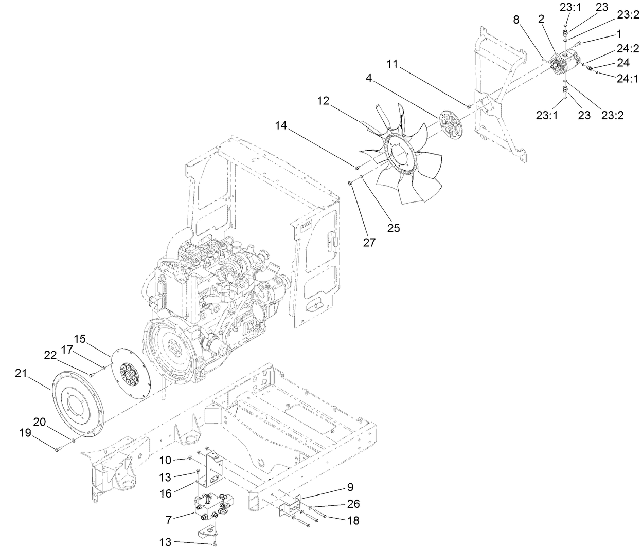 Fan and Coupling Assembly