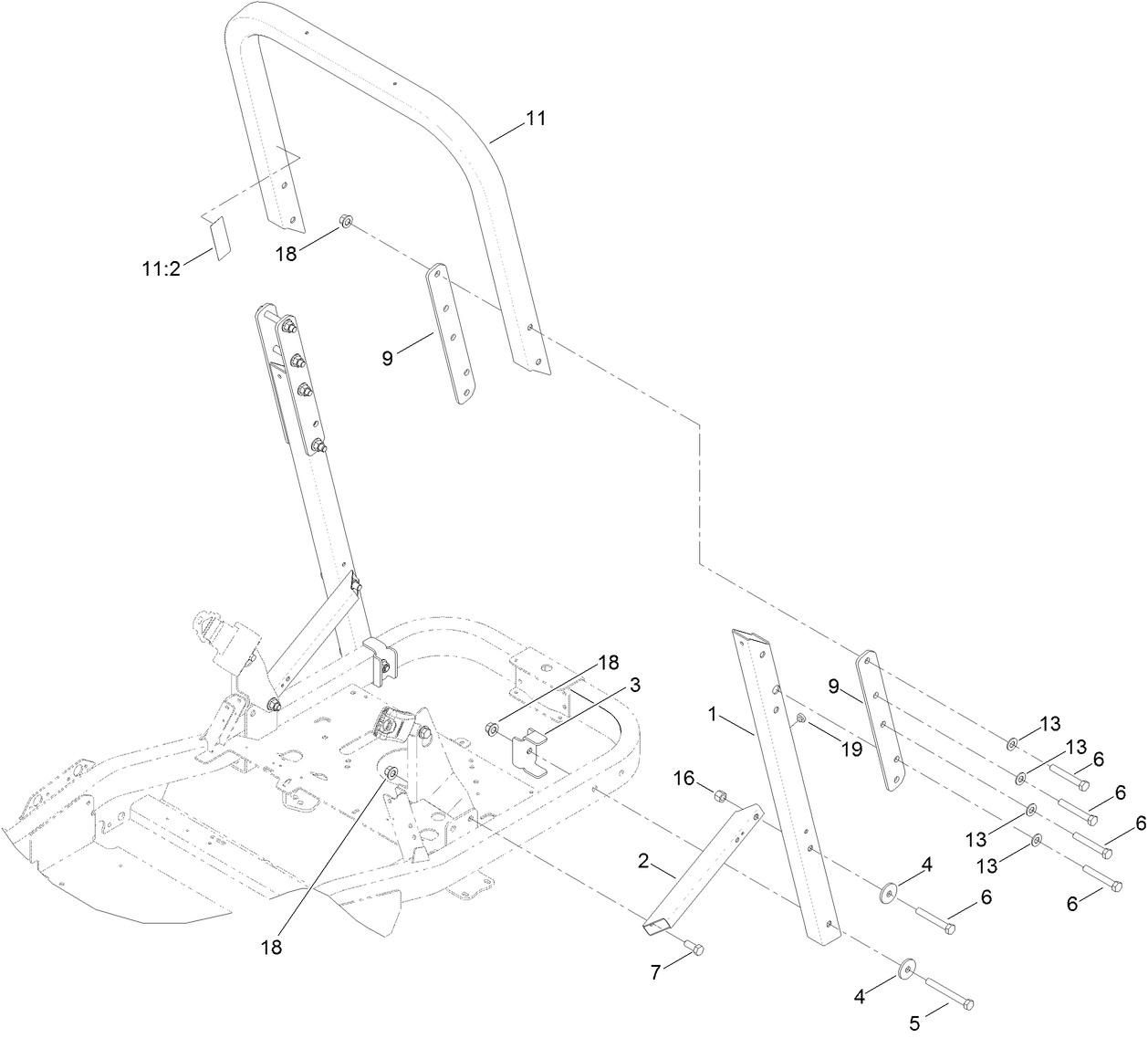 Roll-Over Protection System Assembly