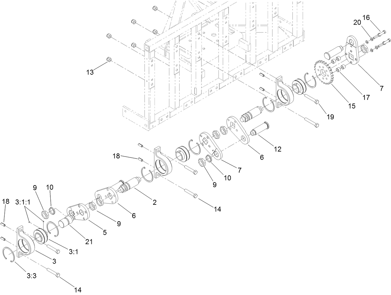 LH Crankshaft Assembly