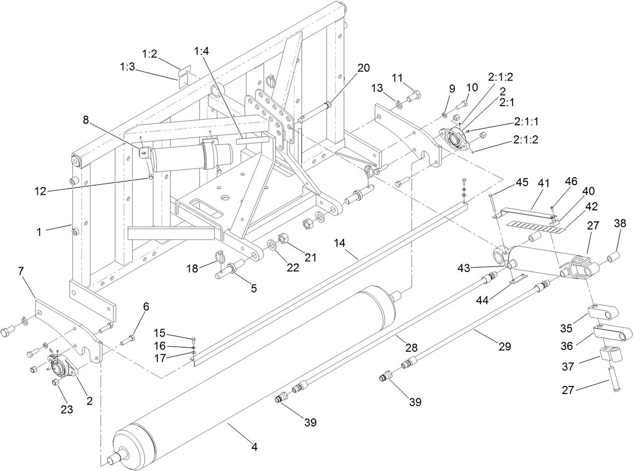 Frame and Roller Assembly