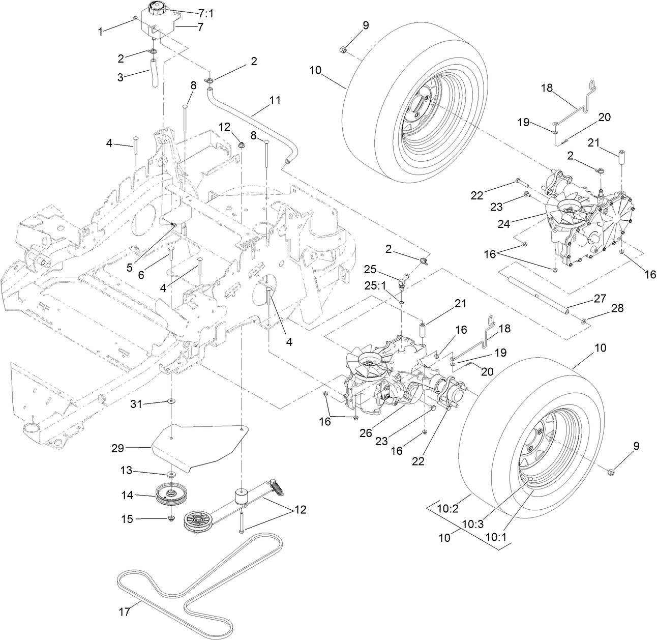 Hydro Drive System Assembly