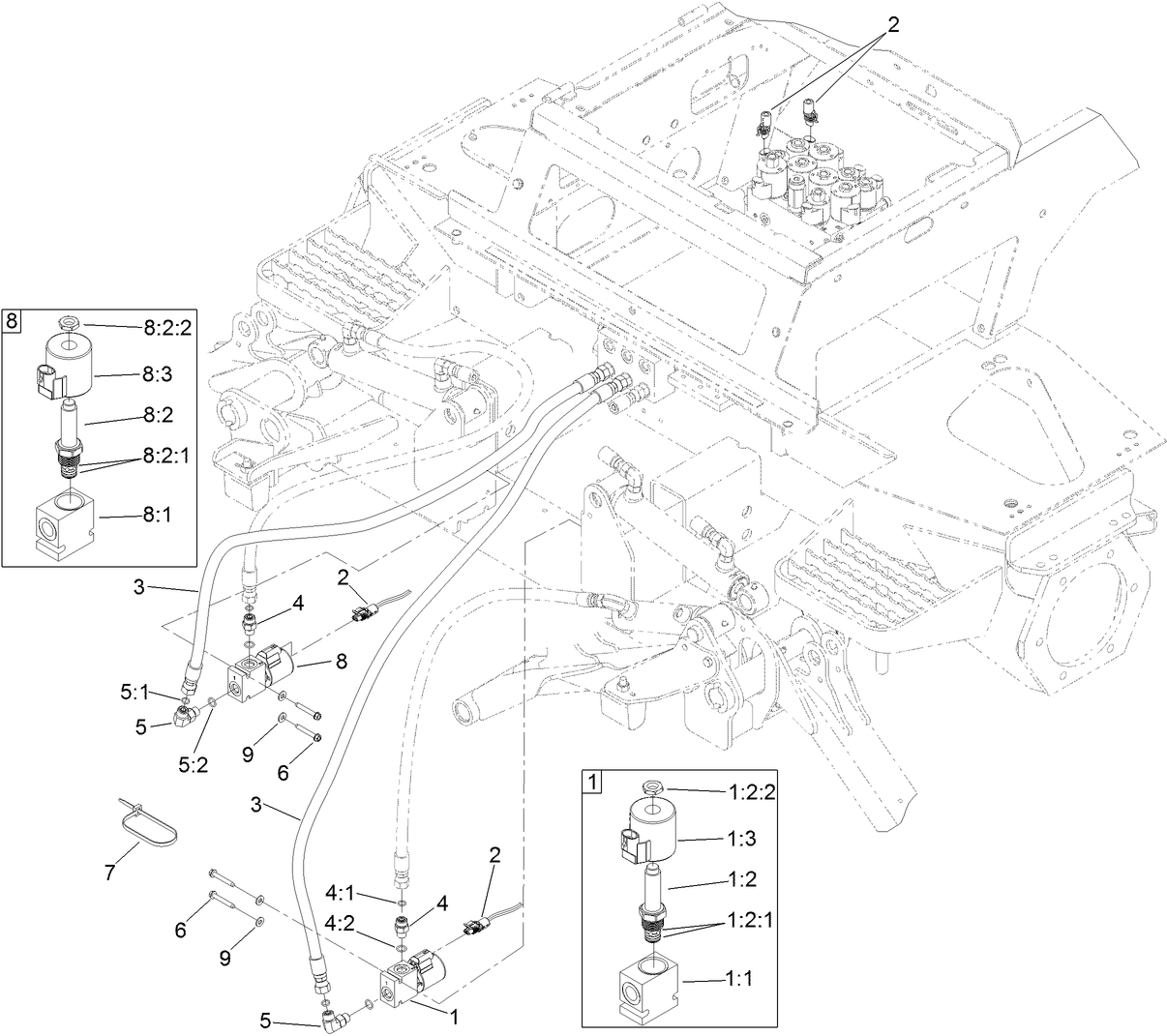 Deck Lock Kit Assembly No. 119-8641